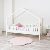 Detská domčeková posteľ z masívu borovice NIKO S 20 - 160x80 cm