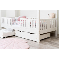 Detská domčeková posteľ z masívu borovice NIKO S 20 - 160x80 cm