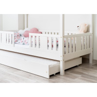 Detská domčeková posteľ z masívu borovice NIKO S 20 - 160x80 cm