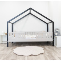 Detská domčeková posteľ z masívu borovice NIKO S 20 - 180x80 cm