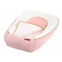Hniezdočko (kokon) pre bábätko - BABYMAM AIR 3D SAFE SLEEP SET - ružové