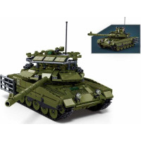 Sluban Model Bricks M38-B1377 Tank T-90M-S v mierke 1:35