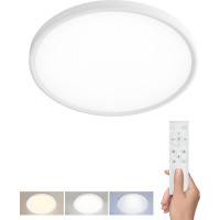 Solight LED osvetlenie s diaľkovým ovládačom Estela White, 50W, 5400lm, 60cm, URG