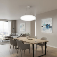 Solight LED osvetlenie s diaľkovým ovládačom Estela White, 50W, 5400lm, 60cm, URG