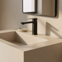 Umývadlová batéria REA ARLO - čierna - nízka