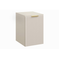 Kúpeľňová závesná skrinka ADÉLA - nízka spodná s košom na bielizeň - kašmírová