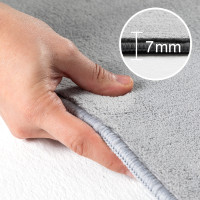 Kusový koberec Sky 5400 Silver kruh