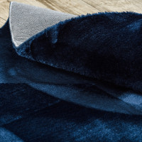 Kusový koberec Visco Rabbit Dark blue 10 kruh