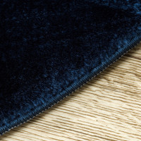 Kusový koberec Visco Rabbit Dark blue 10 kruh