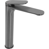 Umývadlová batéria REA MARCO - gun grey - vysoká