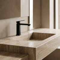 Umývadlová batéria REA ARLO - čierna - nízka