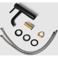 Umývadlová batéria CALANI NEXOS - čierna - nízka