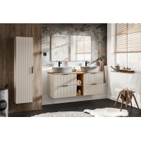 Kúpeľňová závesná skrinka pod umývadlo ADÉLA 80 cm - kašmírová