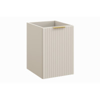 Kúpeľňová závesná skrinka ADÉLA - nízka spodná s košom na bielizeň - kašmírová