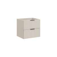 Kúpeľňová závesná skrinka s doskou ADÉLA 60 cm - kašmírová