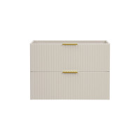 Kúpeľňová závesná skrinka s doskou ADÉLA 80 cm - kašmírová