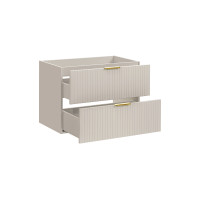 Kúpeľňová závesná skrinka pod umývadlo ADÉLA 80 cm - kašmírová