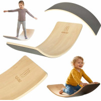 LULILO Ajlo Hojdacia balančná doska - šedá