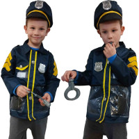 Karnevalový kostým - Policajt s putami 3-8 rokov