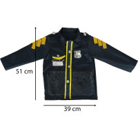 Karnevalový kostým - Policajt s putami 3-8 rokov