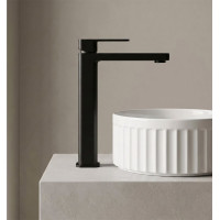 Umývadlová batéria REA ARLO - čierna - vysoká