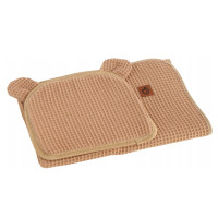 Hniezdočko (kokon) pre bábätko - BABYMAM AIR 3D SAFE SLEEP SET - cappuccino