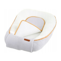 Hniezdočko (kokon) pre bábätko - BABYMAM AIR 3D SAFE SLEEP SET - šedé