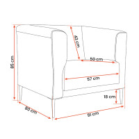 Kreslo PESCARA (viac variant)