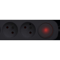 Solight predlžovací prívod 3 zásuvky, USB A + C 20W PD, 5m, 3 x 1mm2, biely, vypínač