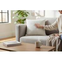 Obliečka na vankúš VISTA Velvet - 45x45 cm - krémová