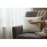 Obliečka na vankúš VISTA Velvet - 45x45 cm - krémová