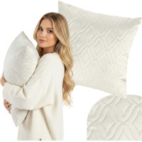 Obliečka na vankúš VISTA Velvet - 45x45 cm - krémová