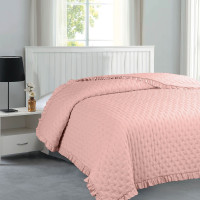 Prikrývka na posteľ RITA 200x220 cm - ružová
