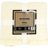 Prikrývka na posteľ RITA 200x240 cm - krémová