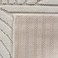 Kusový koberec Helix 2201 cream kruh