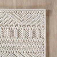 Kusový koberec Helix 2202 cream kruh