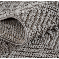 Kusový koberec Helix 2202 silver kruh