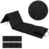 Skladacia podložka SURVIVAL s vankúšom - 180x50 cm - čierna