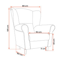 Kreslo ušiak Style (viac variant)