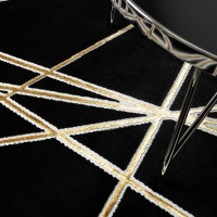 Kusový koberec Allure 1964 black/gold
