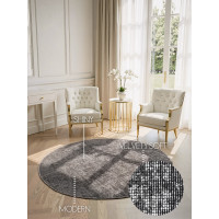 Kusový koberec Brilliance Prisma 106310 Silver Grey z kolekce Elle kruh