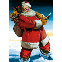 TREFL Puzzle Coca-Cola: Santa Claus v snehu 1000 dielikov