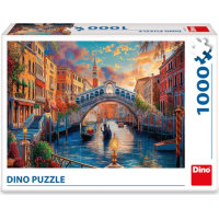 DINO Puzzle Maľované Benátky 1000 dielikov