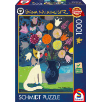 SCHMIDT Puzzle Biela mačka 1000 dielikov