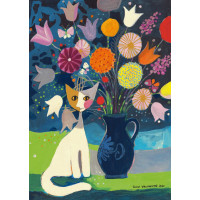 SCHMIDT Puzzle Biela mačka 1000 dielikov