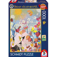 SCHMIDT Puzzle Prúžkované mačiatko 1000 dielikov