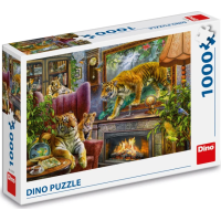 DINO Puzzle Z obrazu: Tigre 1000 dielikov