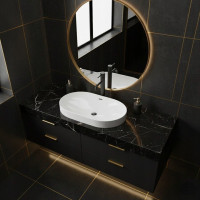 Keramické umývadlo BASARO TERRA - biele