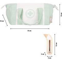 small foot Doktorandský set so zeleno-bielou lekárskou taškou