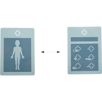 small foot Doktorandský set so zeleno-bielou lekárskou taškou